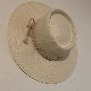 Gigi Pip Pork Pie “Bre” ivory straw hat